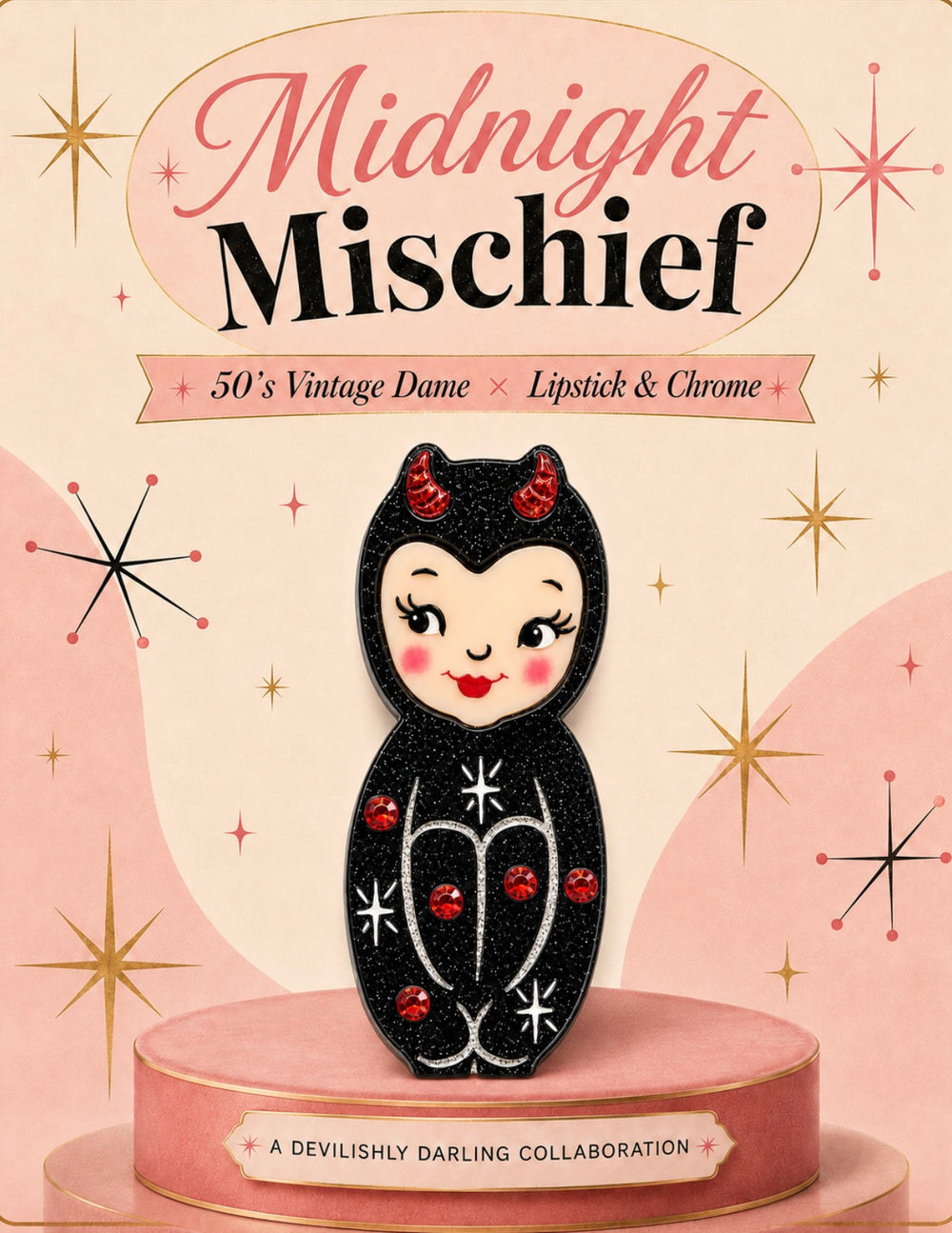 Midnight mischief Halloween pixie holt Howard brooch