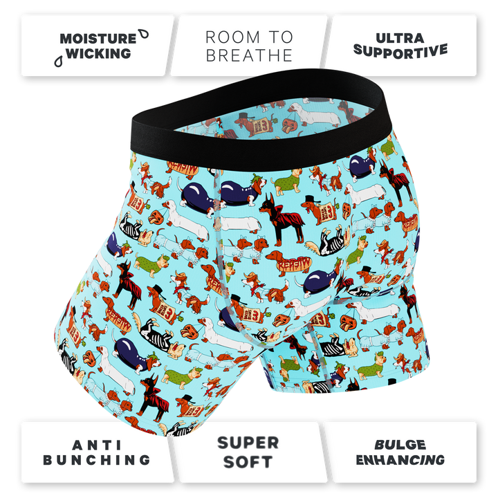 The Halloweenies | Halloween Dogs Ball Hammock® Pouch Underwear With Fly
