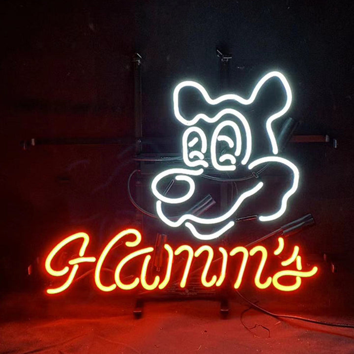 Hamm's Beer Bear Neon Signs Light
