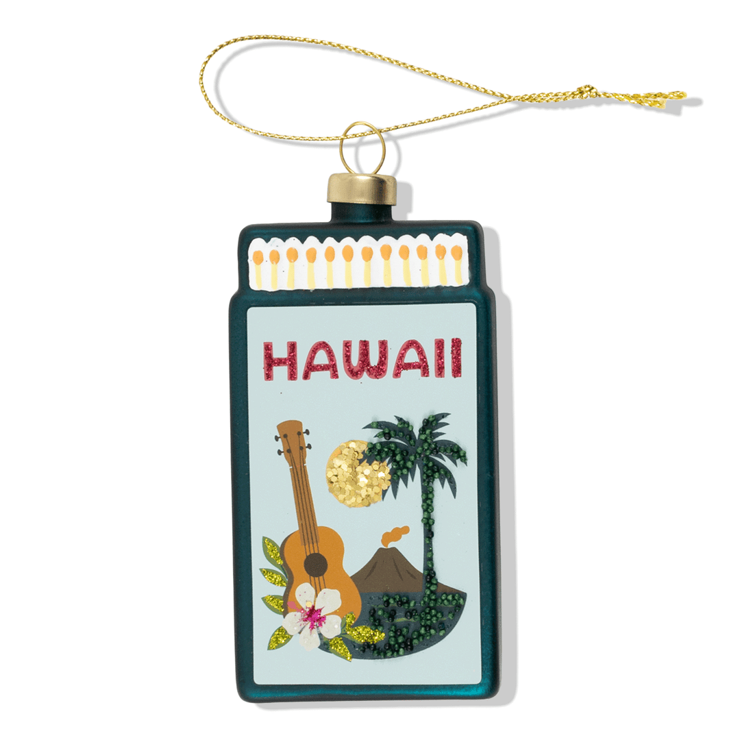 Hawaii Matchbook Ornament