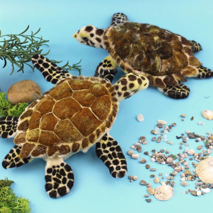 Hawksbill Turtle Needle Felting Kit by The Makerss PK-HawksbillTurtle-Inx