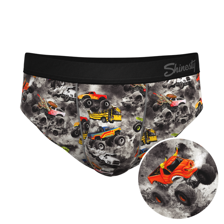 The Here Be Monsters | Monster Truck Ball Hammock® Pouch Underwear Briefs