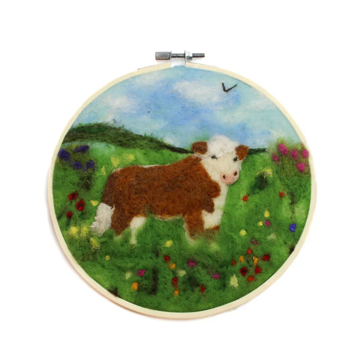 Hereford Bull Needle Felting Kit by The Makerss KT-Hereford Bull-Complete