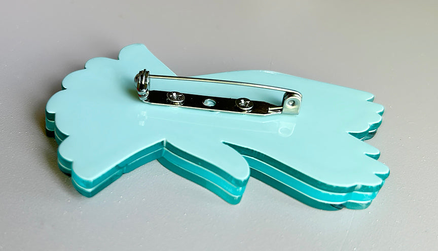 High Society Hands Mini Brooch by Asia Ellington x Lipstick & Chrome