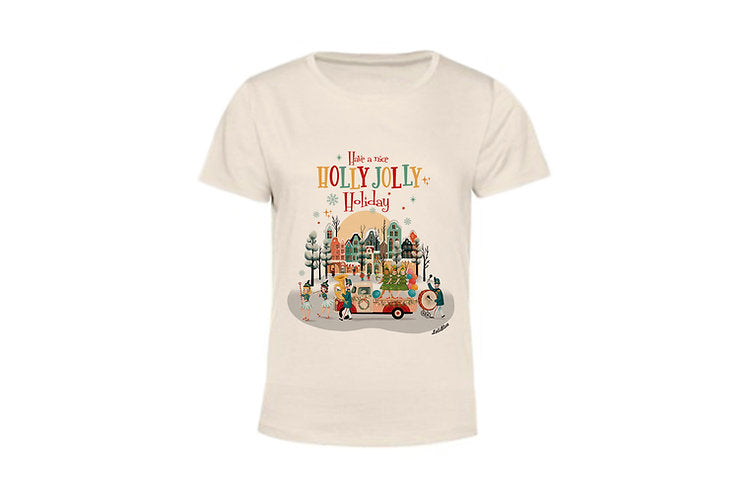 Holly Jolly Holiday T-Shirt by LaliBlue
