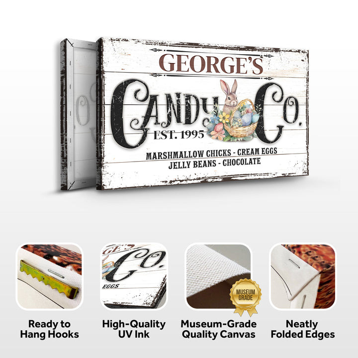 Honey Bunny Candy Company Sign II