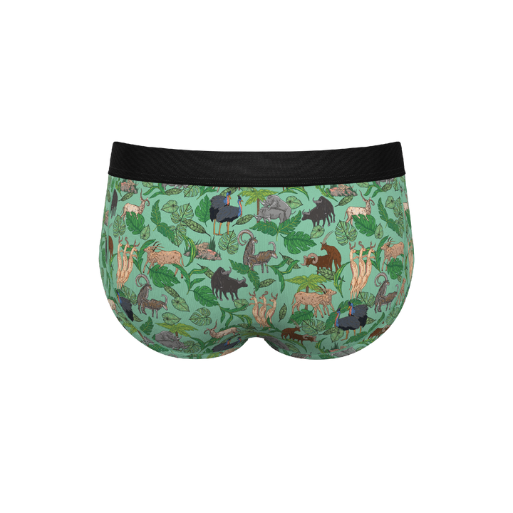 The Hornography | Tropical Animals Ball Hammock® Pouch Underwear Briefs