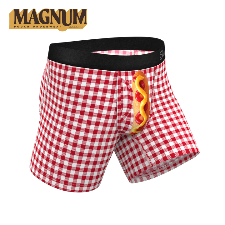 The Hot Diggity | Corn Dog Ball Hammock® Magnum Big Pouch Underwear