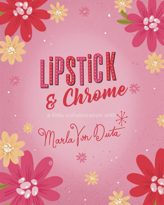 Darla the Cowgirl Brooch by Marla VonDuta x Lipstick & Chrome