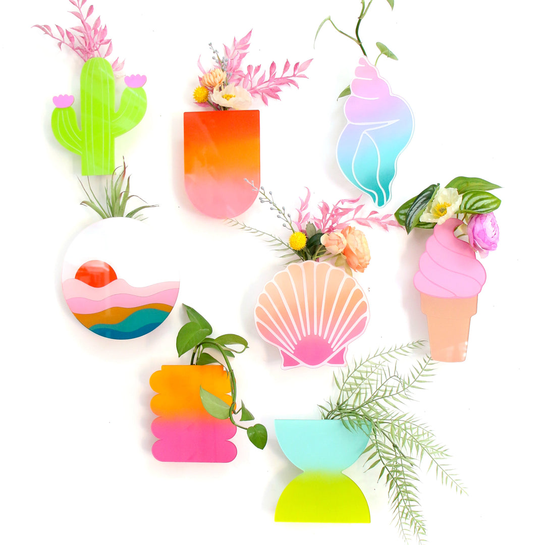 Summer inspired propagation planters