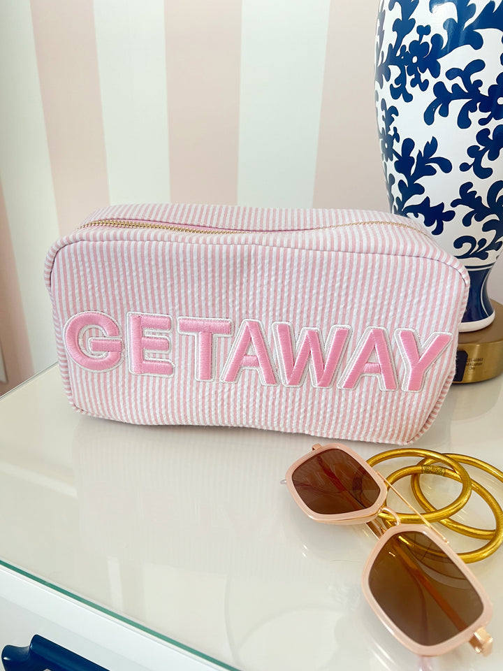 Getaway Large - Pink Stripe