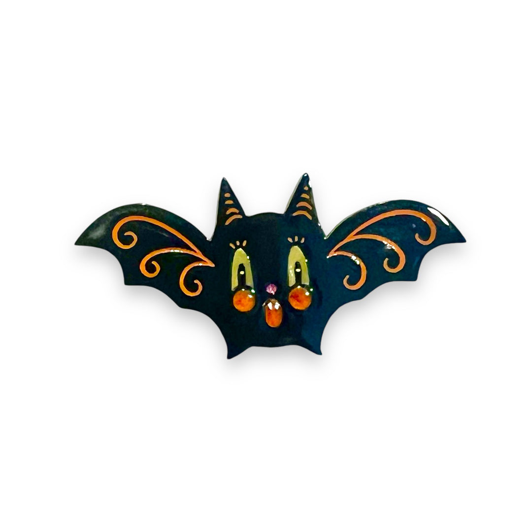 Gothic Glam Bat Scatter Pin by Johanna Parker x Lipstick & Chrome - BLACK