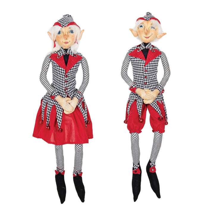 Peri & Pixie Elf Gathered Traditions Doll Set of 2