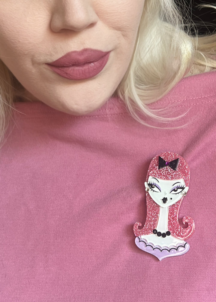 Spooky Doll Squad 5 Piece Brooch Set by Miss Fluff x Lipstick & Chrome