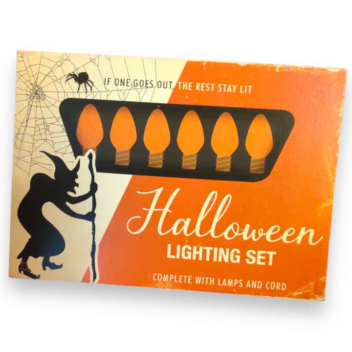 Halloween Lights Box Wood Cutout-10"