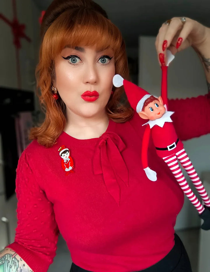 Merry Mischief Brooch by 50's Vintage Dame x Lipstick & Chrome