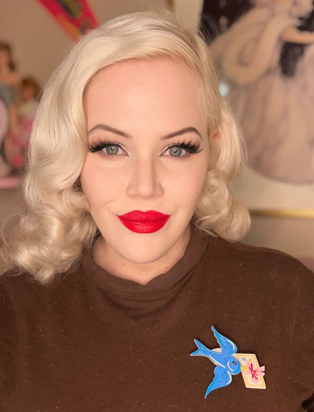 Flight of Fancy Brooch by 50's Vintage Dame x Lipstick & Chrome