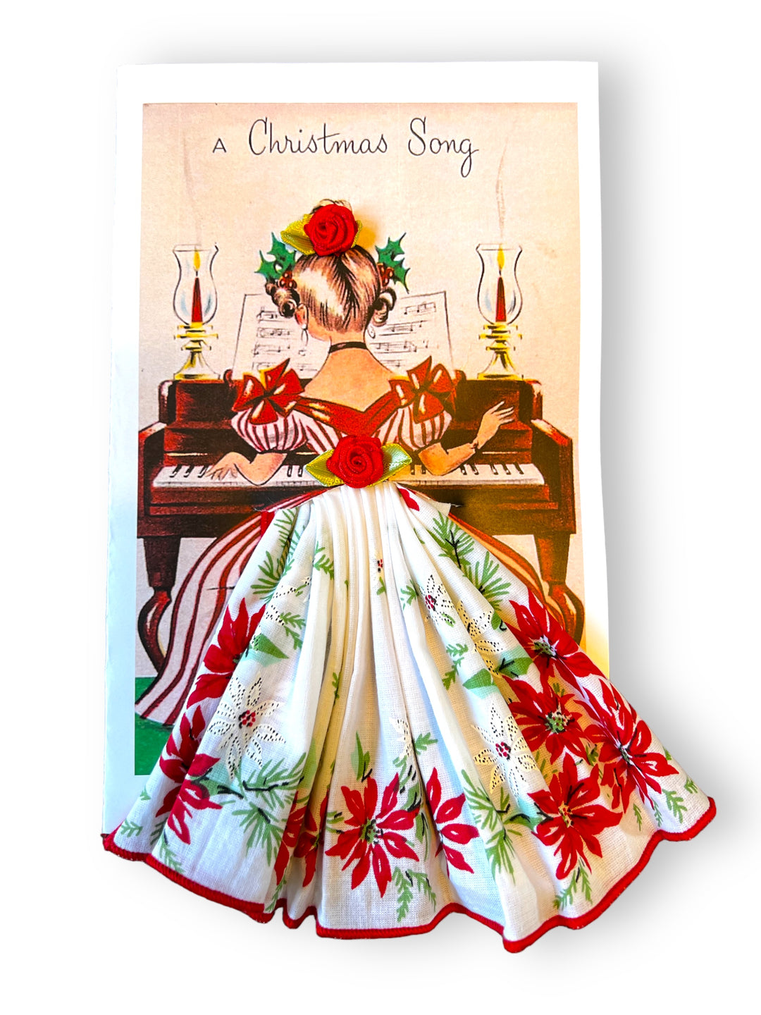 Christmas Song Keepsake Hankie Card