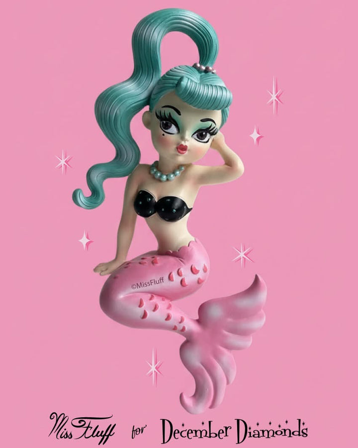 Dolly Mermaid Ornament by Miss Fluff