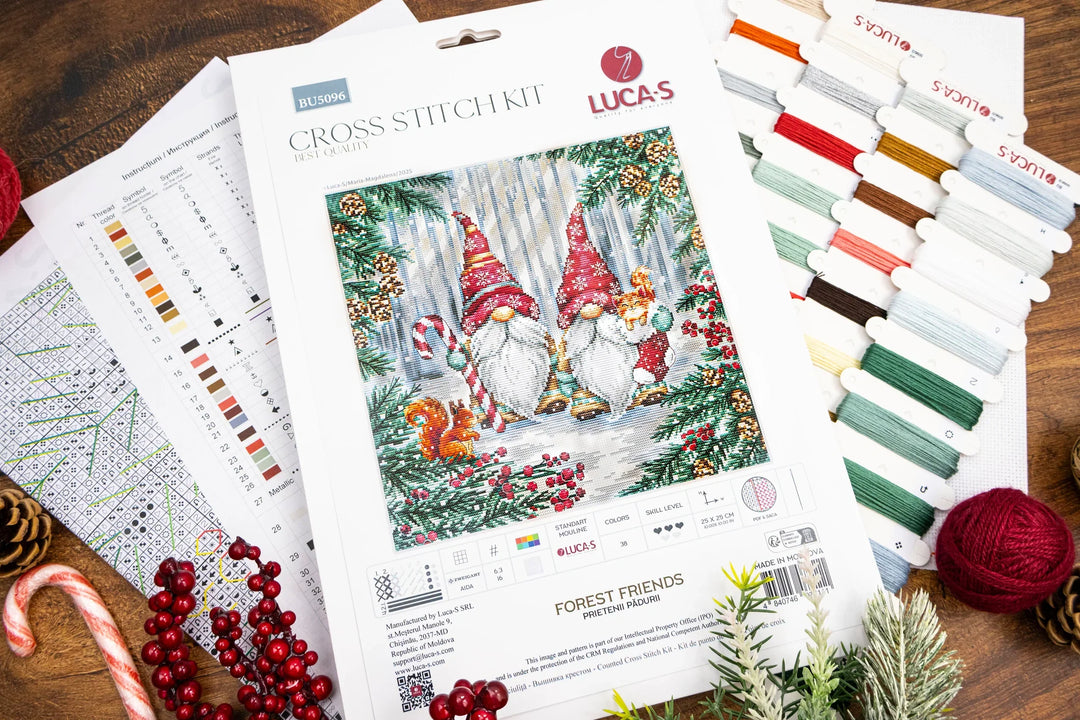 ¬†Forest Friends¬† Counted Cross-Stitch Kit by Luca-S BU5096L