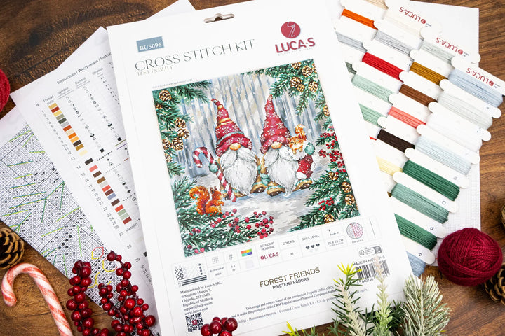 ¬†Forest Friends¬† Counted Cross-Stitch Kit by Luca-S BU5096L
