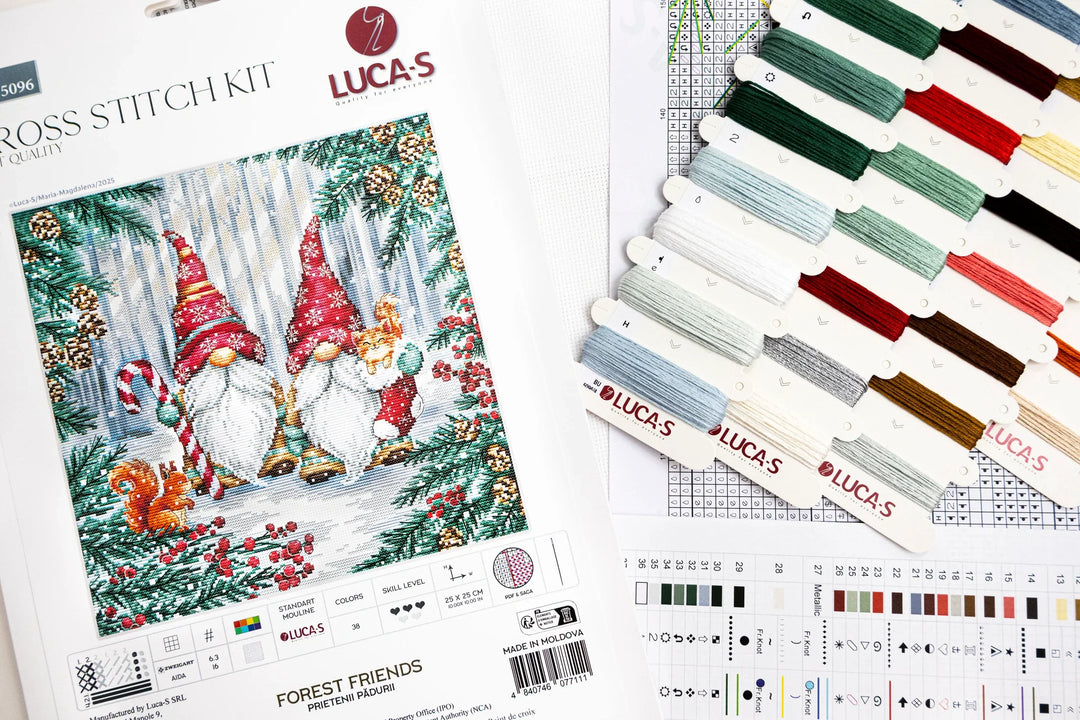 ¬†Forest Friends¬† Counted Cross-Stitch Kit by Luca-S BU5096L