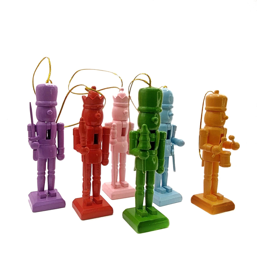 Christmas Nutcracker Set. Wizardi Classic Wooden Festive Decoration F07M14-11-N01616