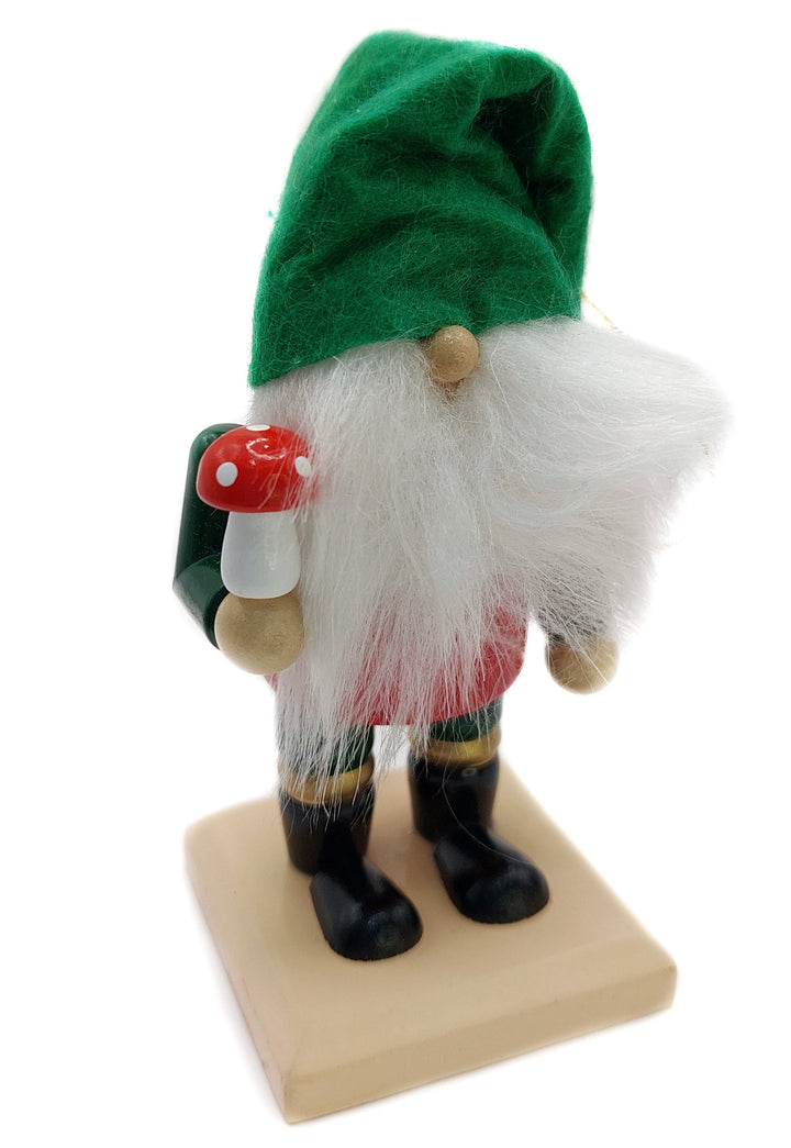 Christmas Gnomes Set. Wizardi Classic Wooden Festive Decoration F07M14-14