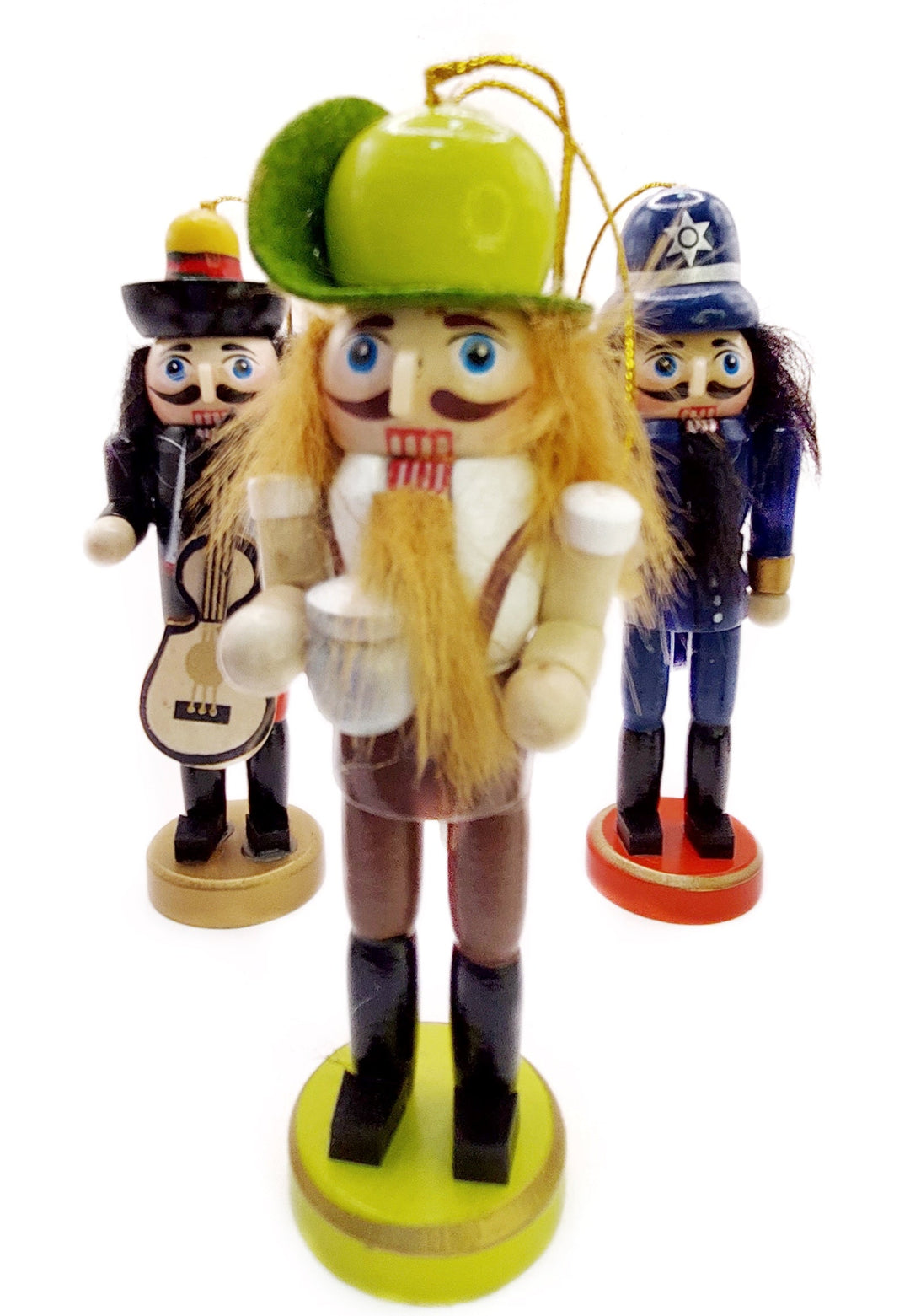 Christmas Nutcracker Set. Wizardi Classic Wooden Festive Decoration F07M14-10-N01613