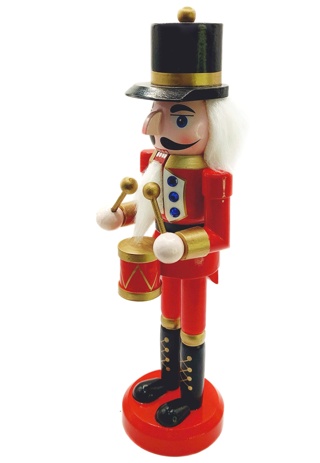 Wooden Regal Drummer Nutcracker Wizardi F07M6-13A