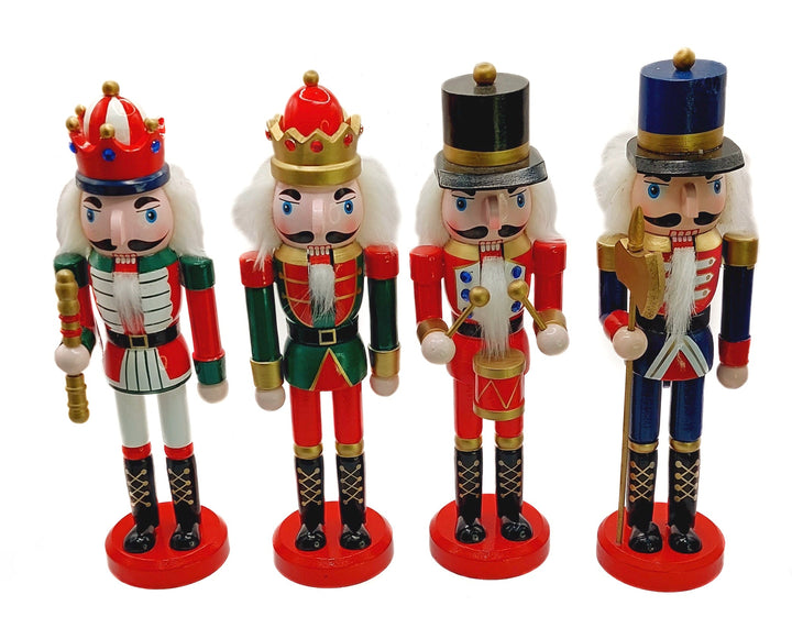 Wooden Festive King Nutcracker Wizardi F07M6-13D
