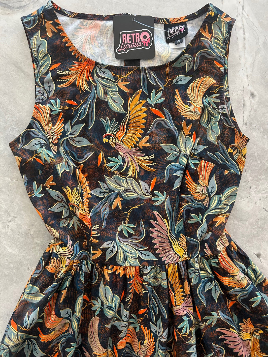 Birds of a Feather Vintage Dress