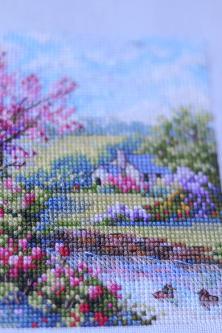 Spring K-268A Counted Cross-Stitch Kit