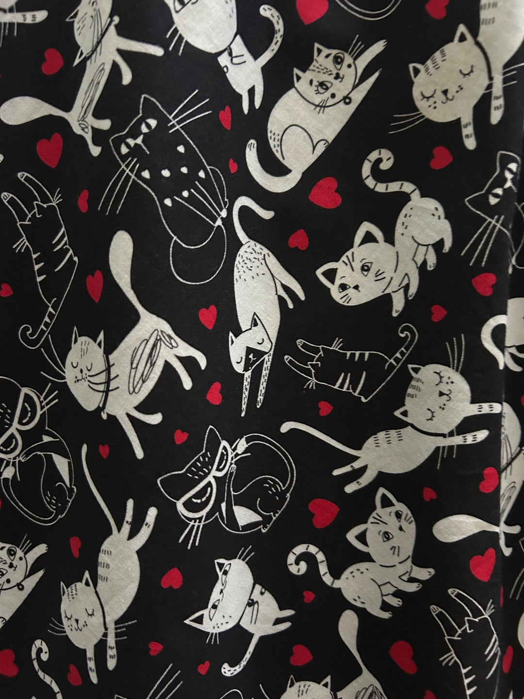 Cats & Hearts Midi Dress