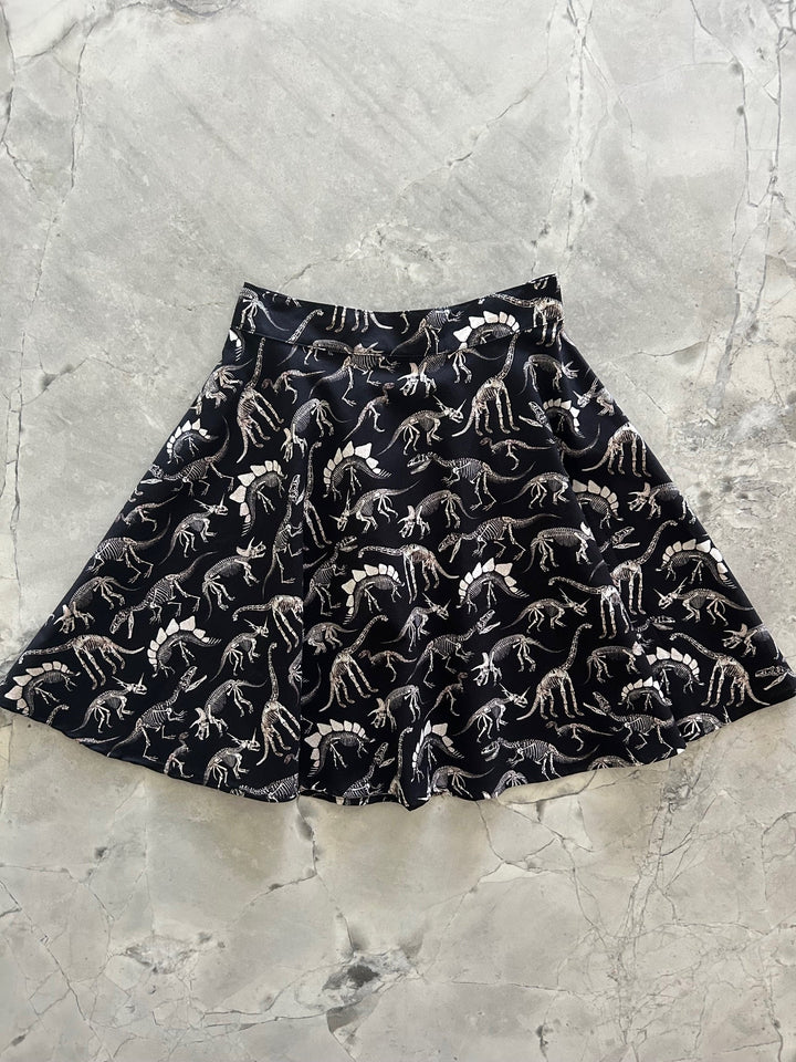 Dino Bones Skater Skirt