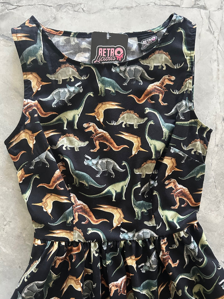 Dino Vintage Dress - 1X only, 1 left!