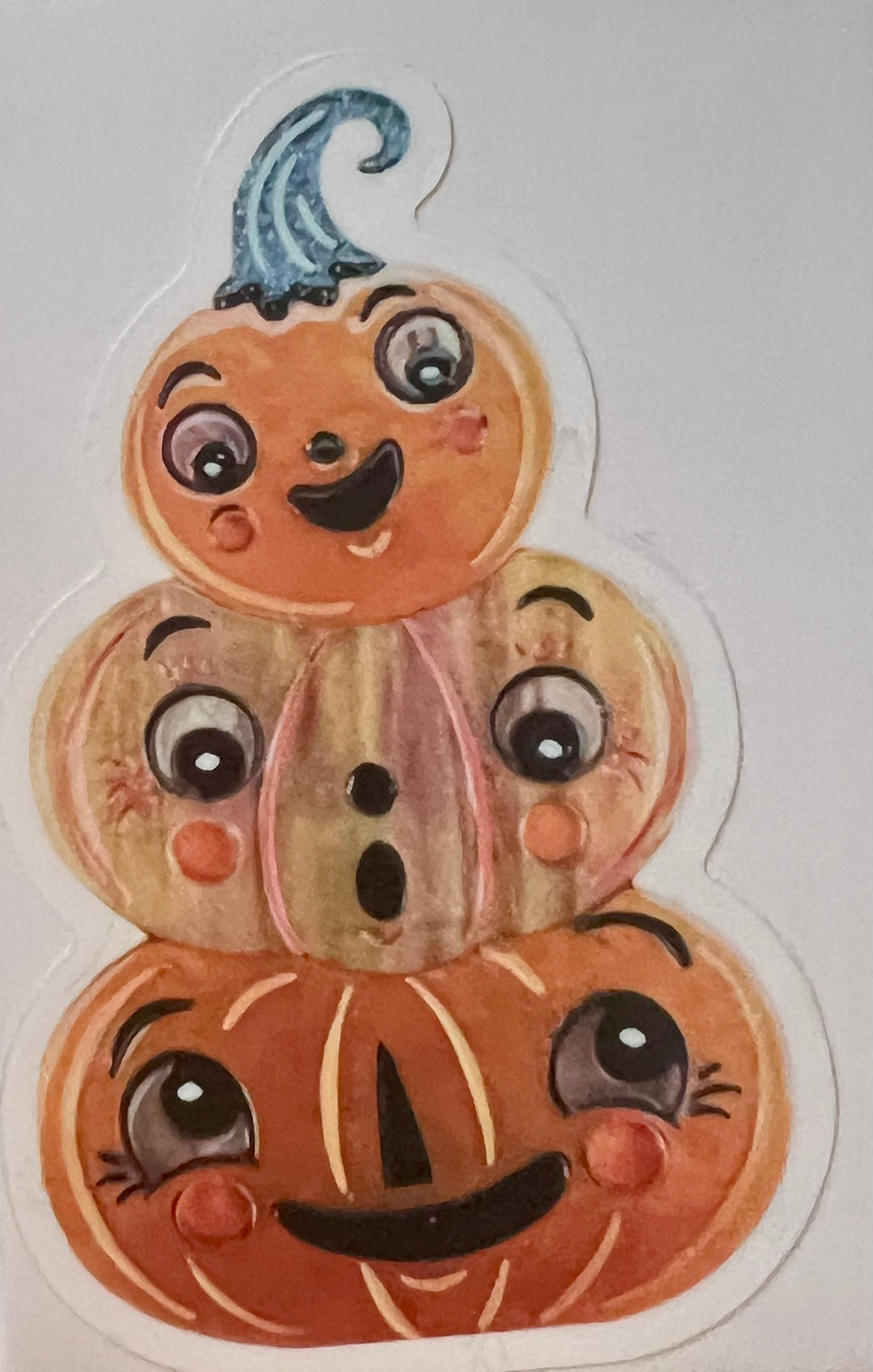 Art-o-mat - Set of 2 Die Cut Glitter Halloween Stickers