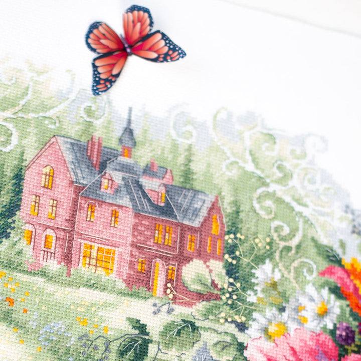 The Old Manor 210-209 Counted Cross-Stitch Kit