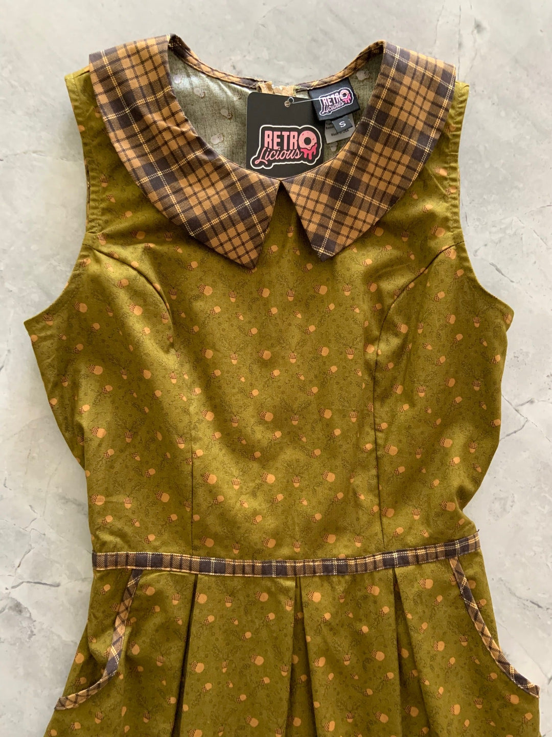Acorn Collared Dress