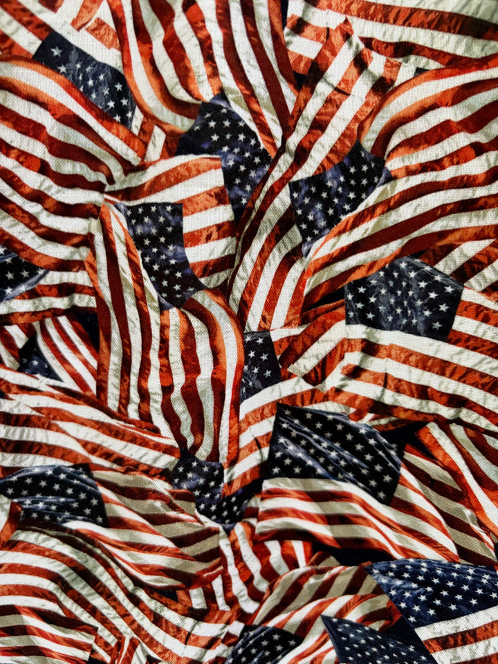 American Flag Fit & Flare Dress