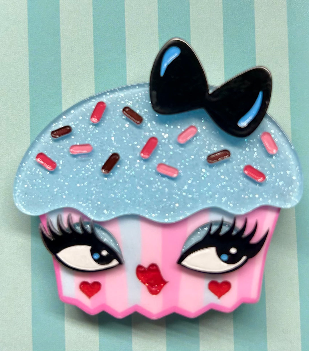 Cupcake Cutie Brooch by Miss Fluff x Lipstick & Chrome