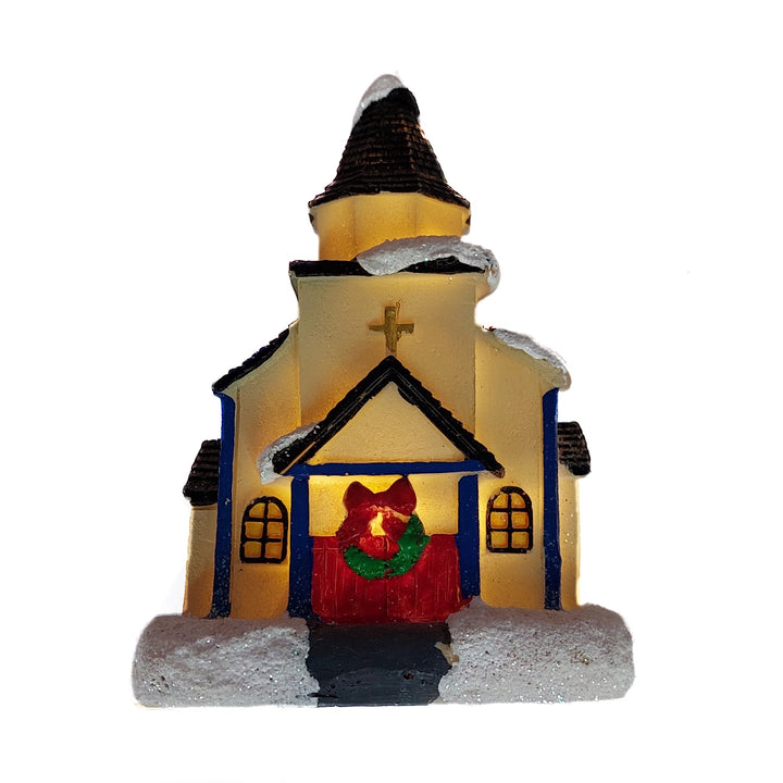 Church. Christmas Village by Wizardi F07-M1-5-1174C