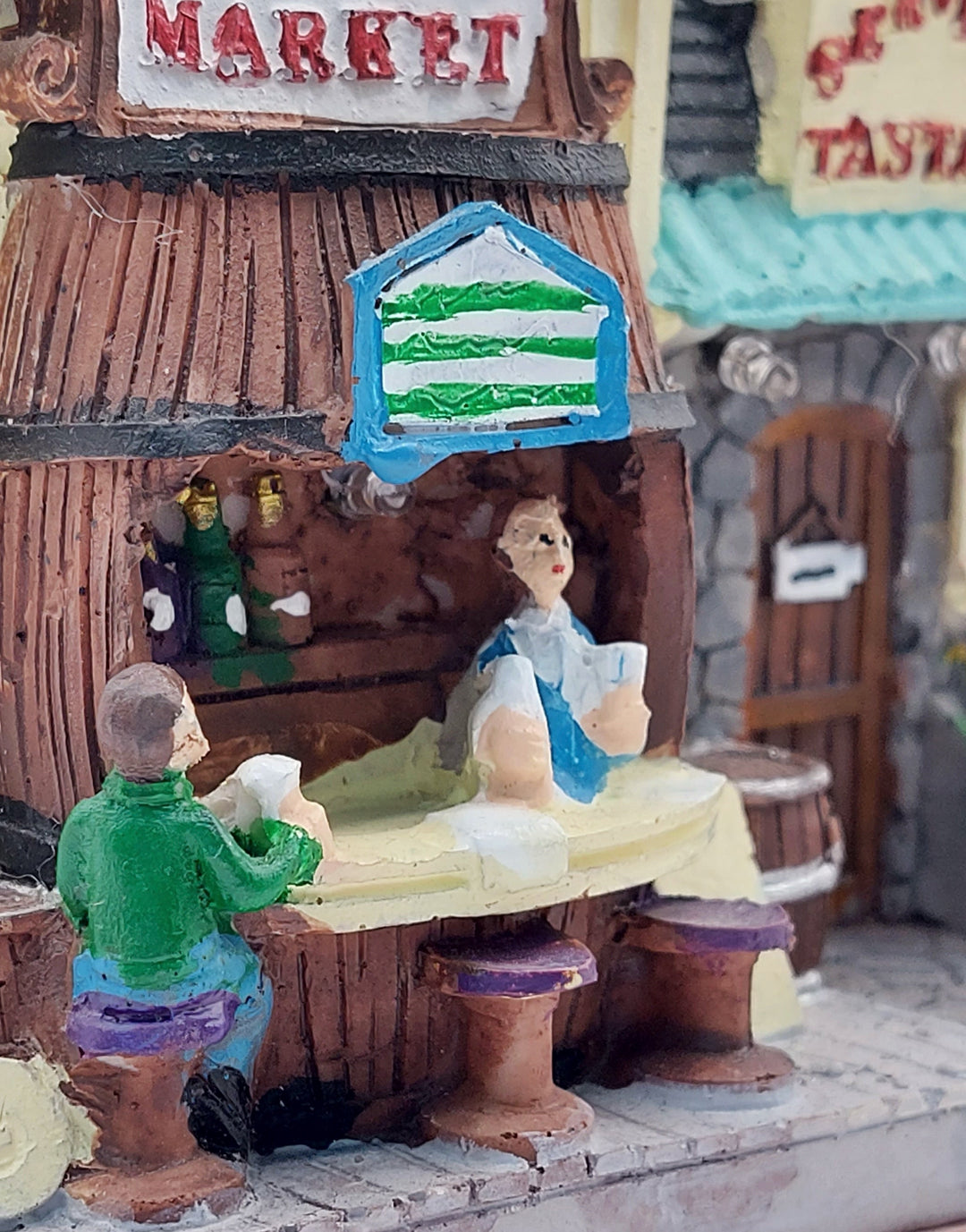 Wine Market. Christmas Village Wizardi F07-N1-10-2321B