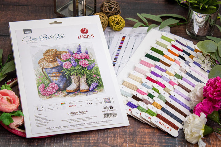 Garden Decor B7036L Counted Cross-Stitch Kit