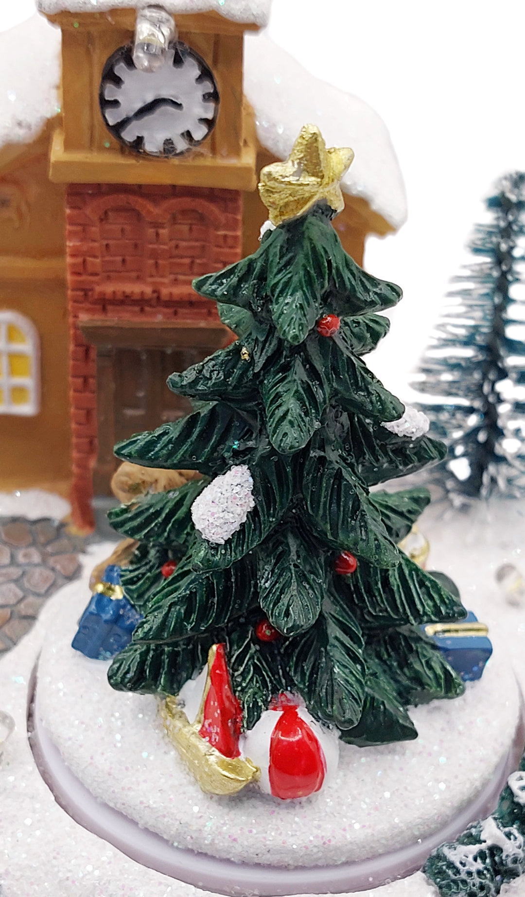 Snowy Church. Christmas Village Wizardi F07-N1-12-2704A