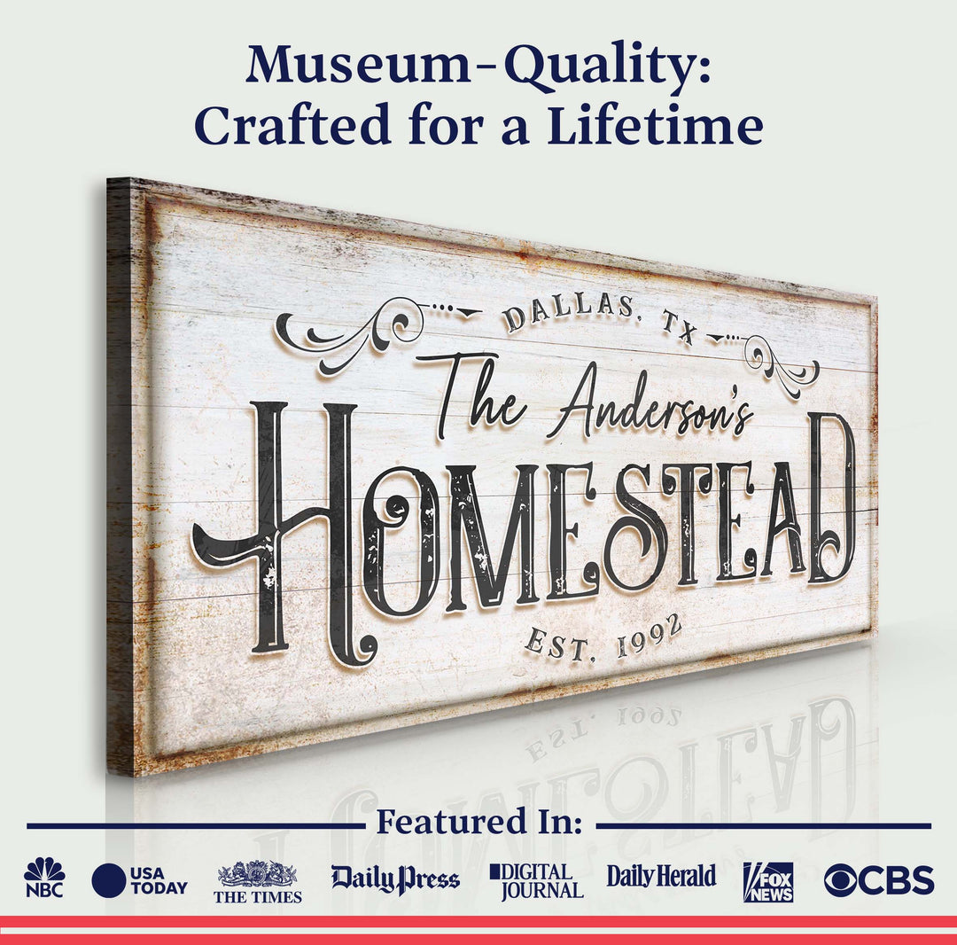 Homestead Sign VII