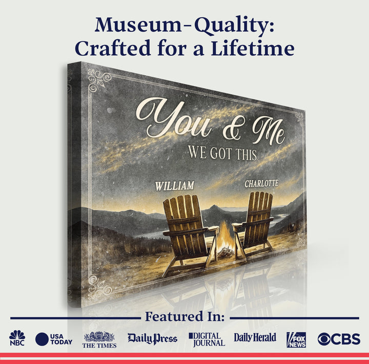 Camping Themed We Got This Couple Sign