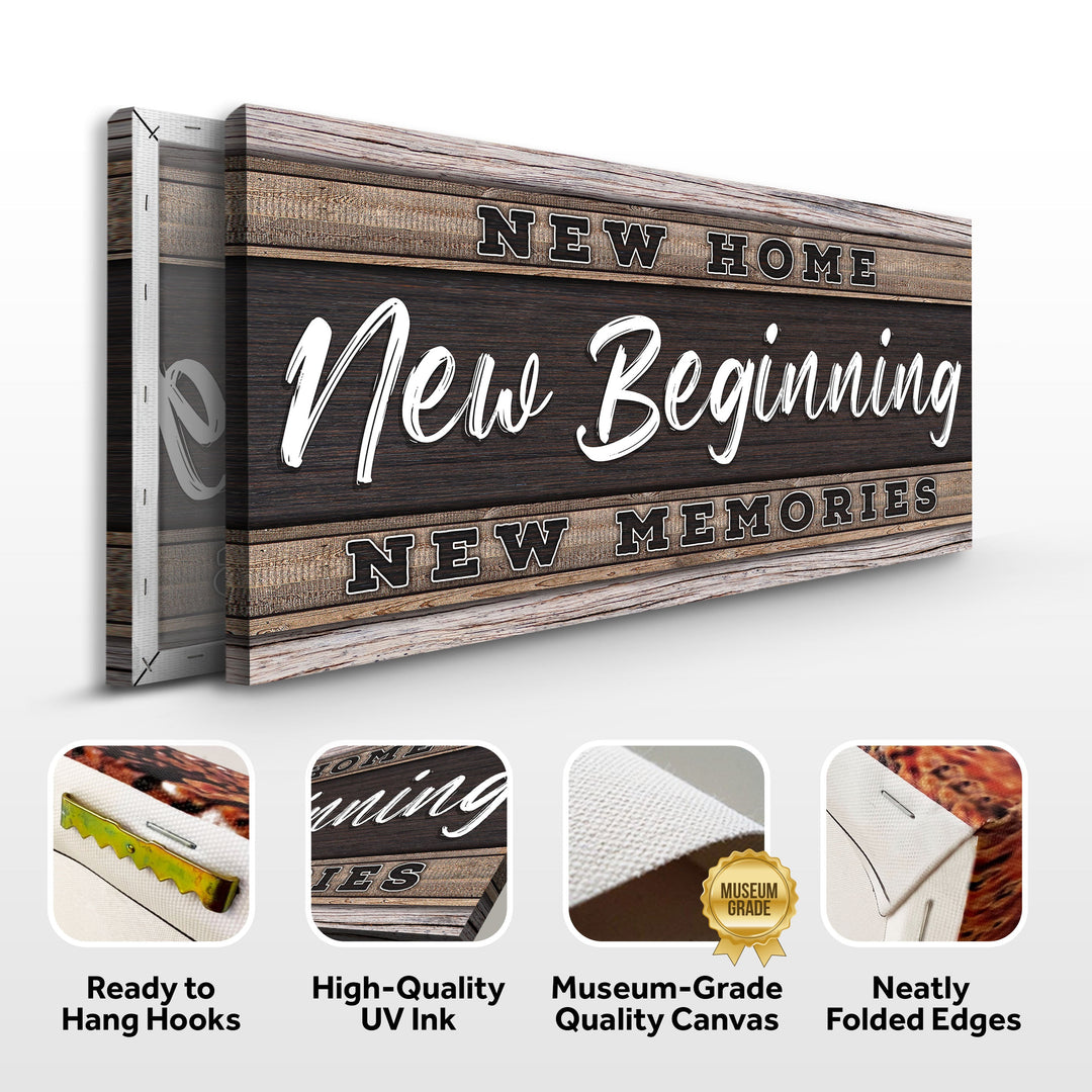 New Home, New Beginning Sign V