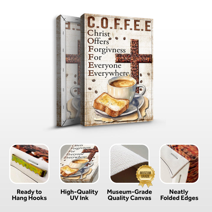 Christ And Coffee Faith Sign IV