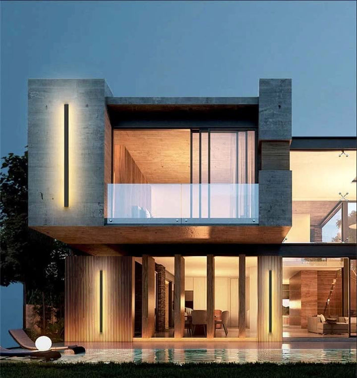 Wavey Outdoor Wall Sconce